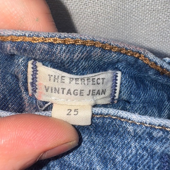 Madewell High Rise Denim Blue Skinny Jeans Size 25 - Picture 7 of 7